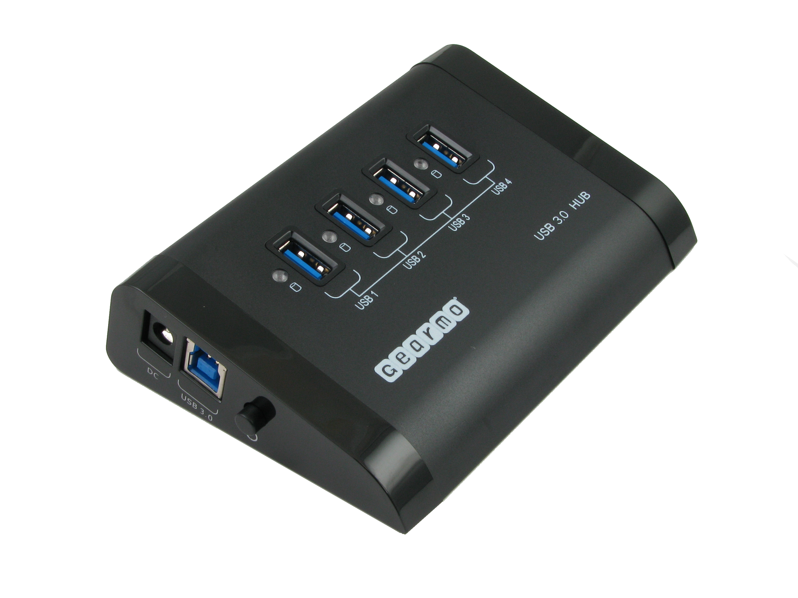 4 Port USB 3.0 Hub with LED Activity for Desktop
