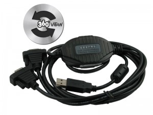 2 Port Commercial USB2.0 to Serial Converter 360 view GM-FTDI2X GM-FTDI2X USB 2 port converter 360