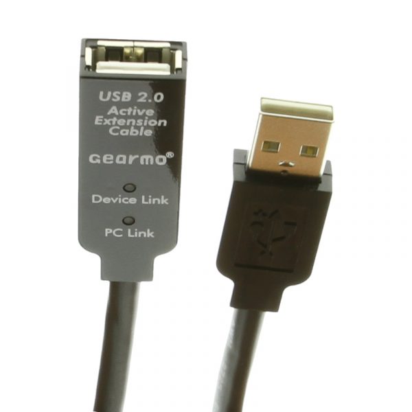 USB 2.0 Active extension cable connectors