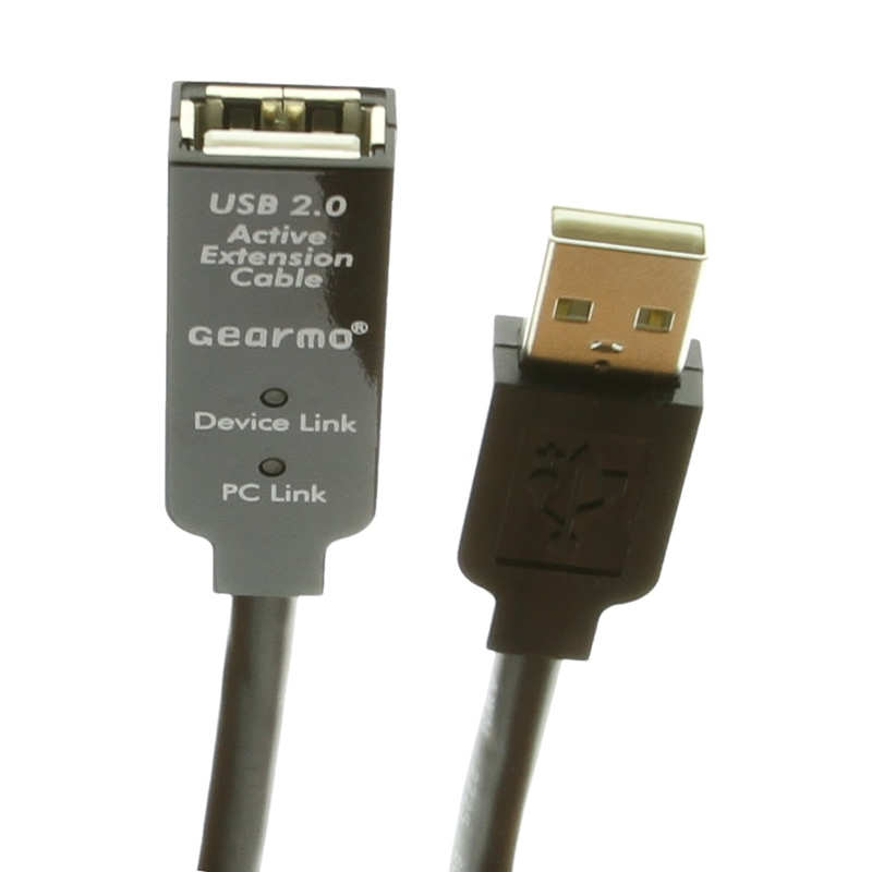 50ft Active/Amplified USB 2.0 A To B Cable | Printer/Device Extra Long Cord | Parts Paradise