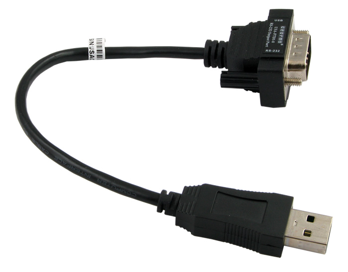 Customized PL2303RA USB RS232 to MD Serial Adapter Cable with Mini DIN-8pin  for iess Alarm Elmo Alarm 6ft