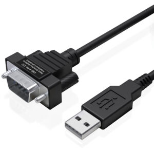 USB to RS-232 Serial Adapter DB9 - 8 Inch Short Cable