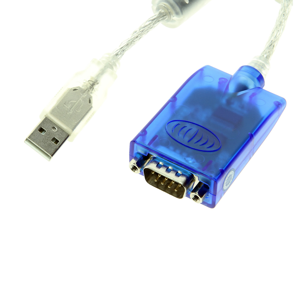 12 Inch USB to RS232 Serial Adapter FTDI Chip 920K with LED