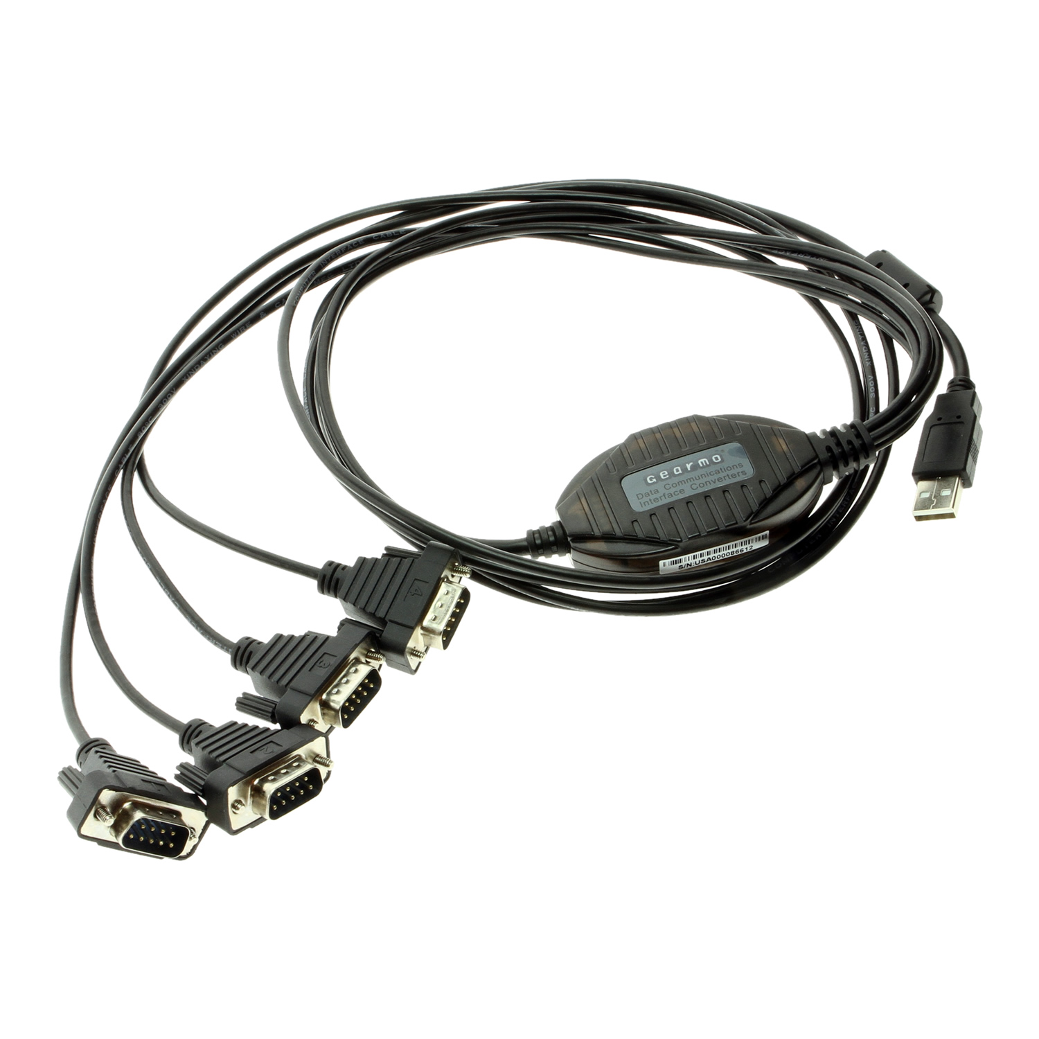 verpleegster Decimale Toegangsprijs 4 Port Professional RS-232 USB 2.0 to Serial Adapter