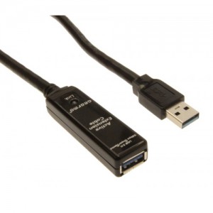 USB 3.0 extension cable A and B connectors
