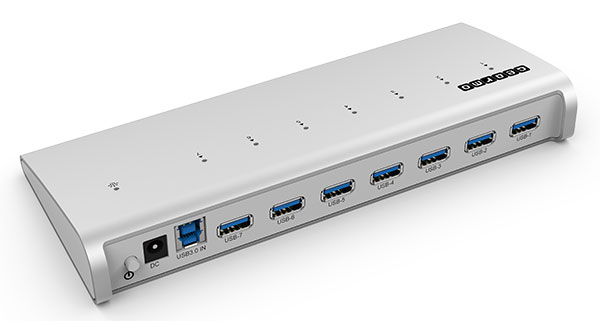 Aluminum High Quality USB 3.0 High Speed Hub 10 Port USB 3.0 Hub