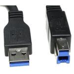 Super-Speed USB 3.0 A to B connectors