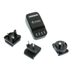 iCS-4PT-B 4 Port USB AC Wall Charger