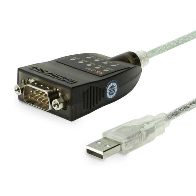 USB Serial - USB 2.0 RS232 Adapter with LED Indicators