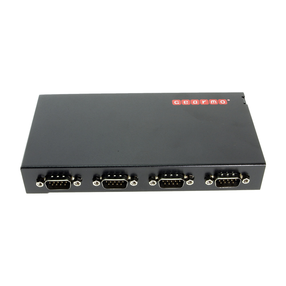 4 Port USB to Serial DB9 Industrial RS232 Adapter 15KV ESD and Surge