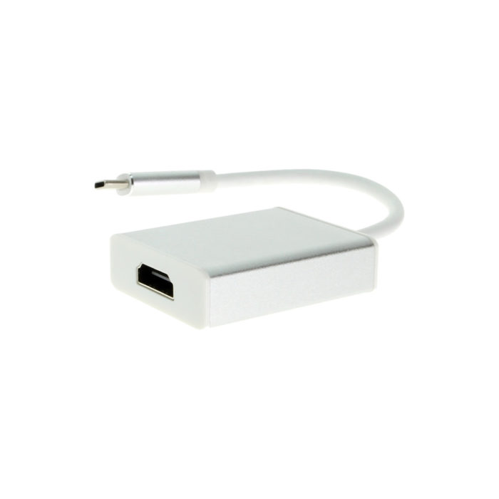 Aluminum shell on USB to HDMI adapter