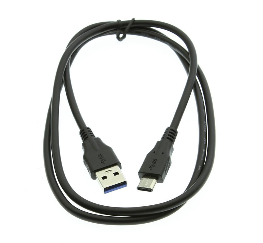 Forkortelse Mange Brace USB-C Type A to C USB 3.0 3ft Black Cable