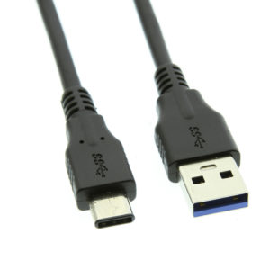 USB 3.0 Type-C to Type-A male cable
