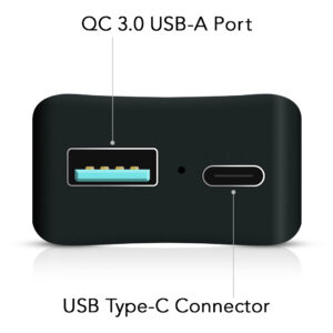 USB Power Deliver Type-C Port and Legacy USB-A Port