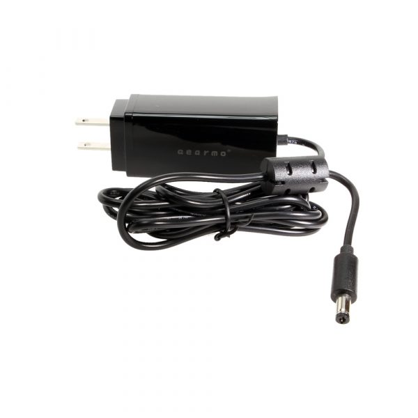 Gearmo black 65W mini laptop power adapter