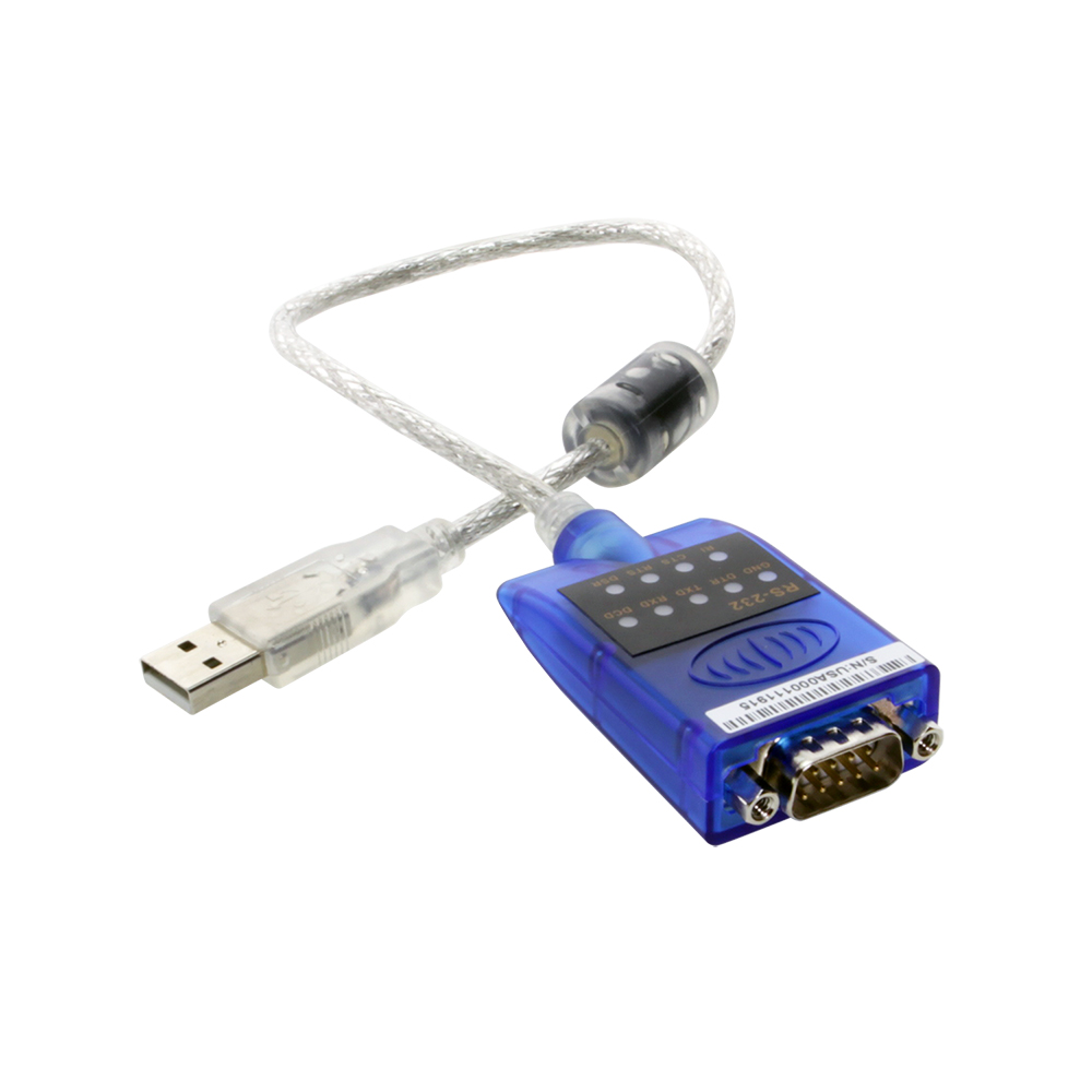 USB 2.0 Serial Adapter 16 Inches LED Indicators