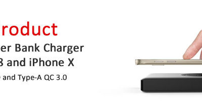 New Wireless Power Bank Charger for iPhone8 and iPhoneX