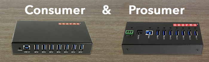 Consumer and Prosumer USB 3.0 Hubs