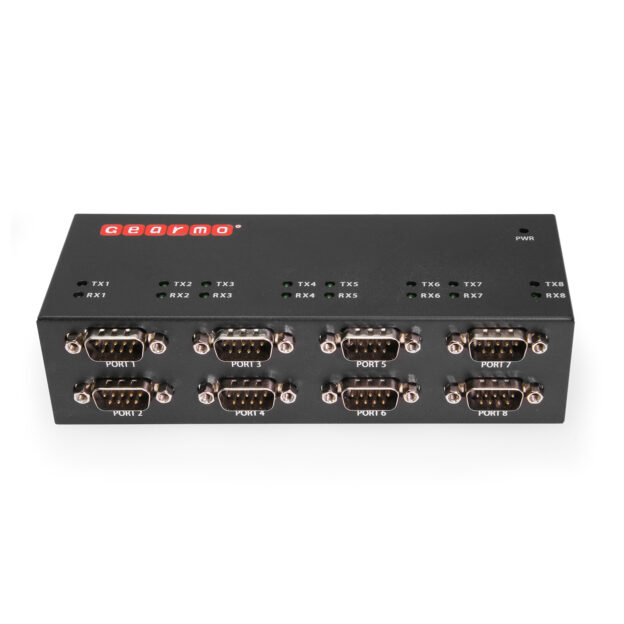 Gearmo USB 8 Port Serial RS232 featuring FTDI Chipset with LED Indicators - Image 3