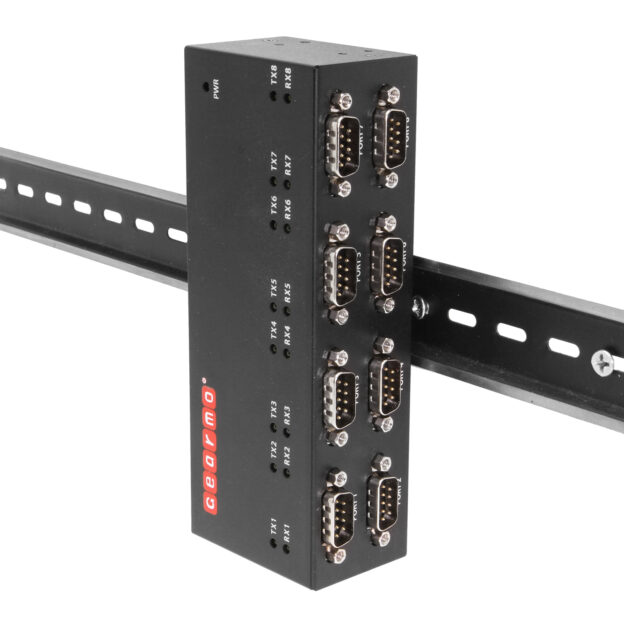 Gearmo USB 8 Port Serial RS232 featuring FTDI Chipset with LED Indicators - Image 5