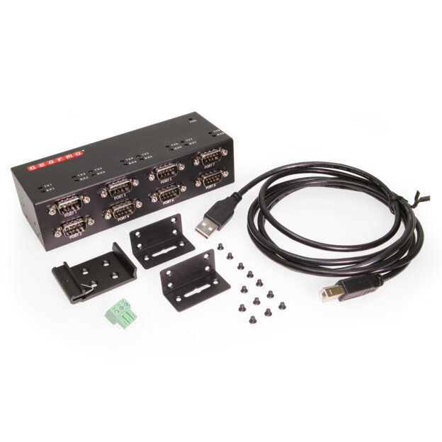 Gearmo USB 8 Port Serial RS232 featuring FTDI Chipset with LED Indicators - Image 6