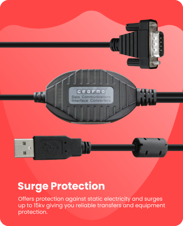 4 Port USB To Serial Adapter with RX/TX Indicators - Image 4