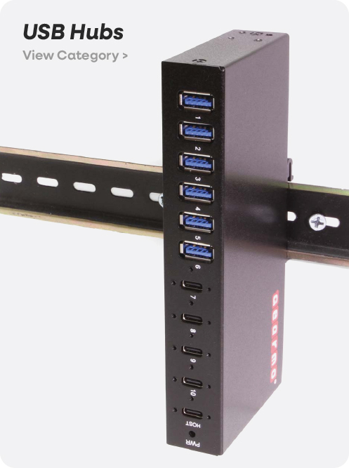 Industrial and Commercial USB Hubs