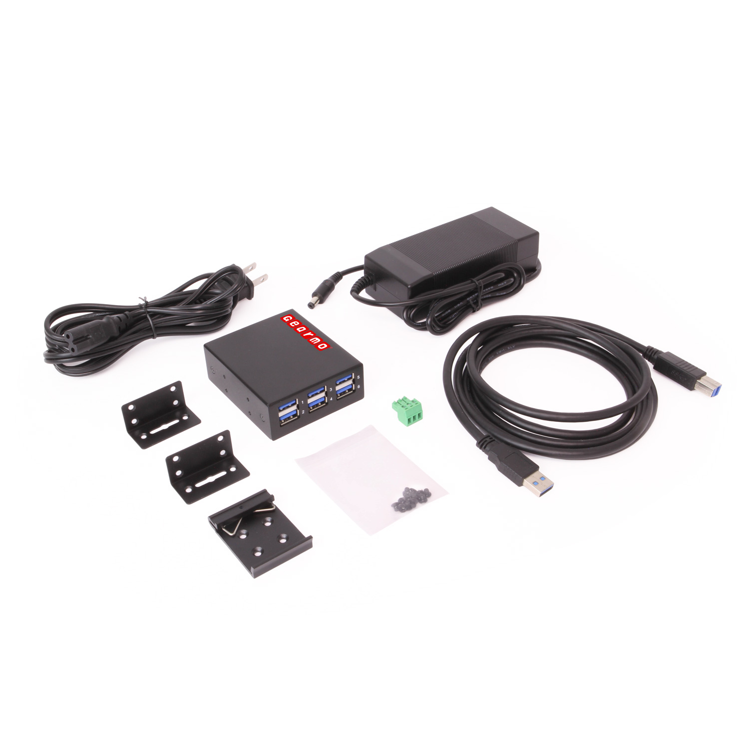 6-Port USB 3.2 Gen 1 Industrial Metal Hub w/15KV ESD Protection - Image 5