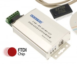 USB to RS422 Optically Isolated Industrial Serial Adapter image
